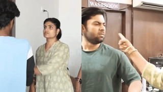 Former Miss Vizag Nakshatra Beats Cheating Husband And His Lover; Takes Along Media To Allegedly Expose Affair | Viral Video